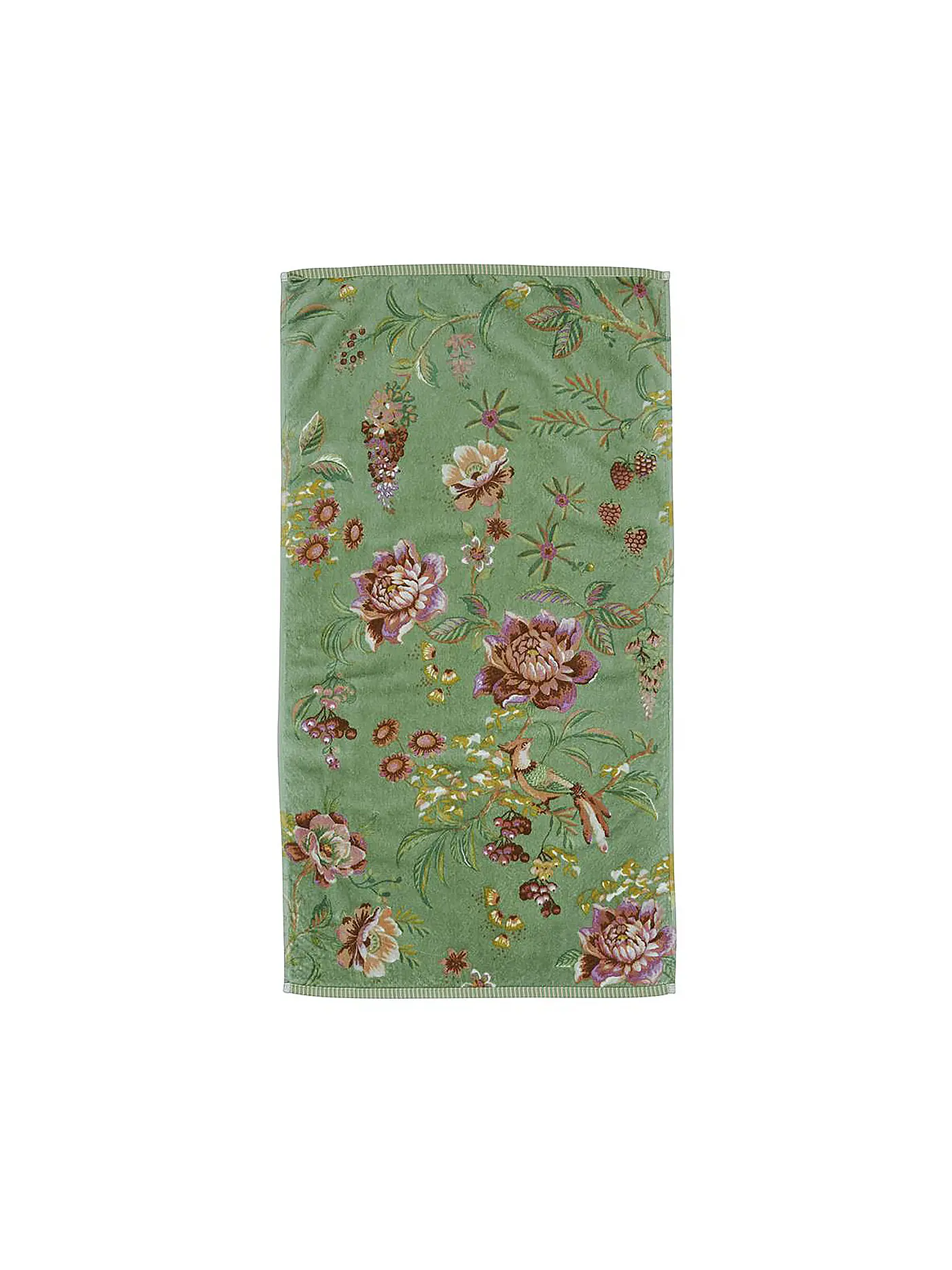 PIP STUDIO | Handtuch 55x100cm SECRET GARDEN Blue | grün